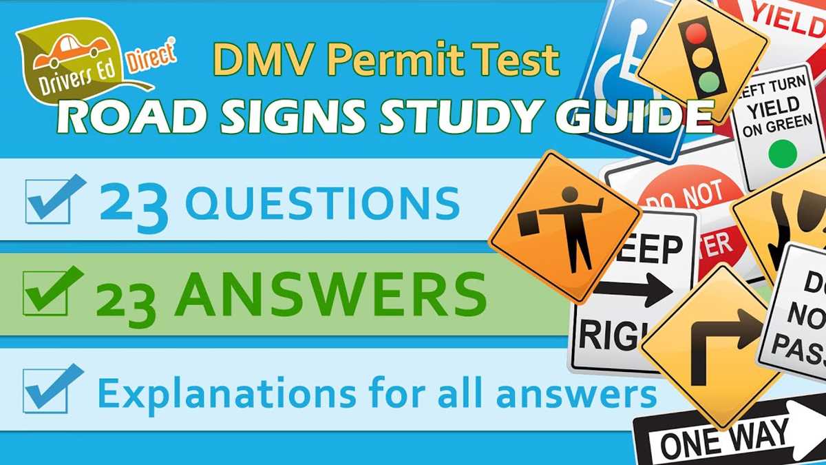 dmv sign test answers