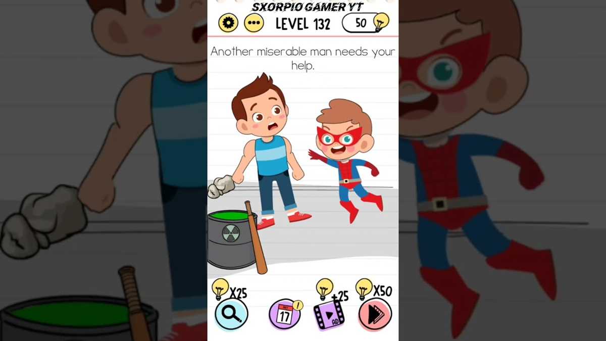 what is the answer to level 132 on brain test