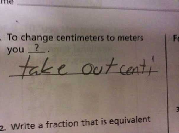 witty test answers