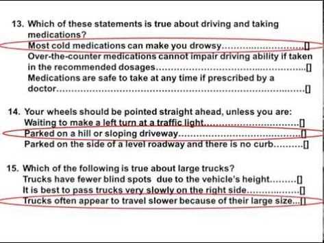 driver license test texas questions and answers