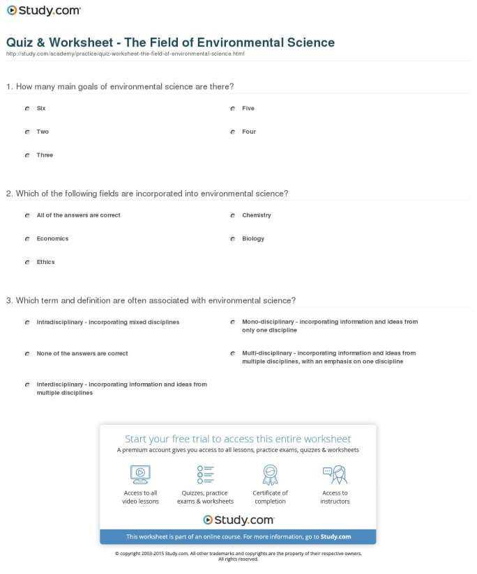chapter 14 environmental science test answers