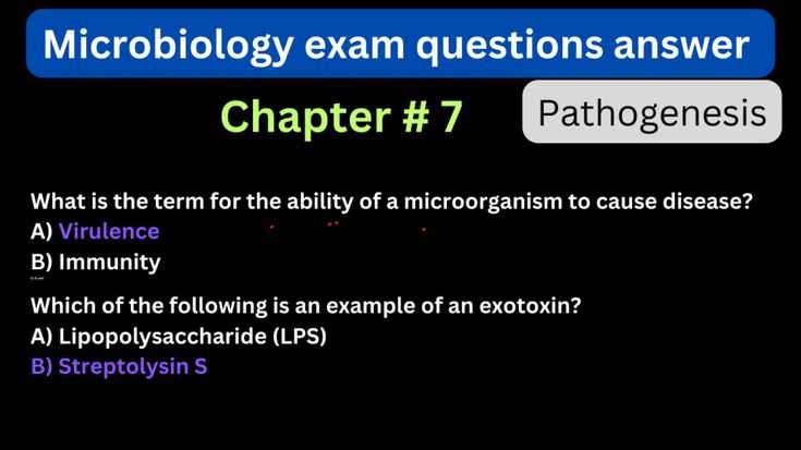 microbiology exam questions and answers