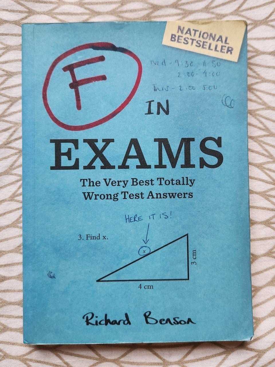 wrong test answers