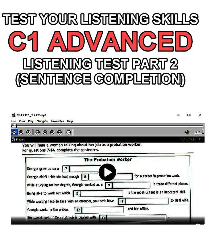 c2 listening test with answers