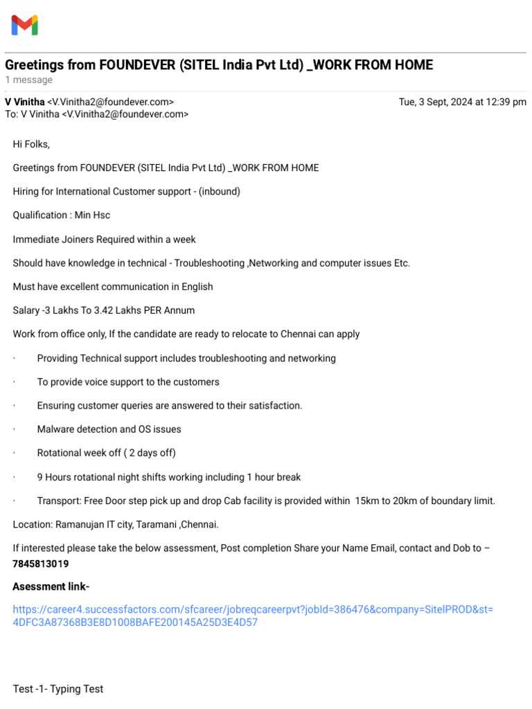 sitel assessment test answers