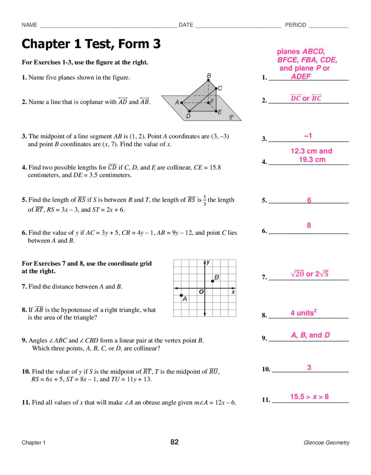 chapter 3 mid chapter test answer key geometry