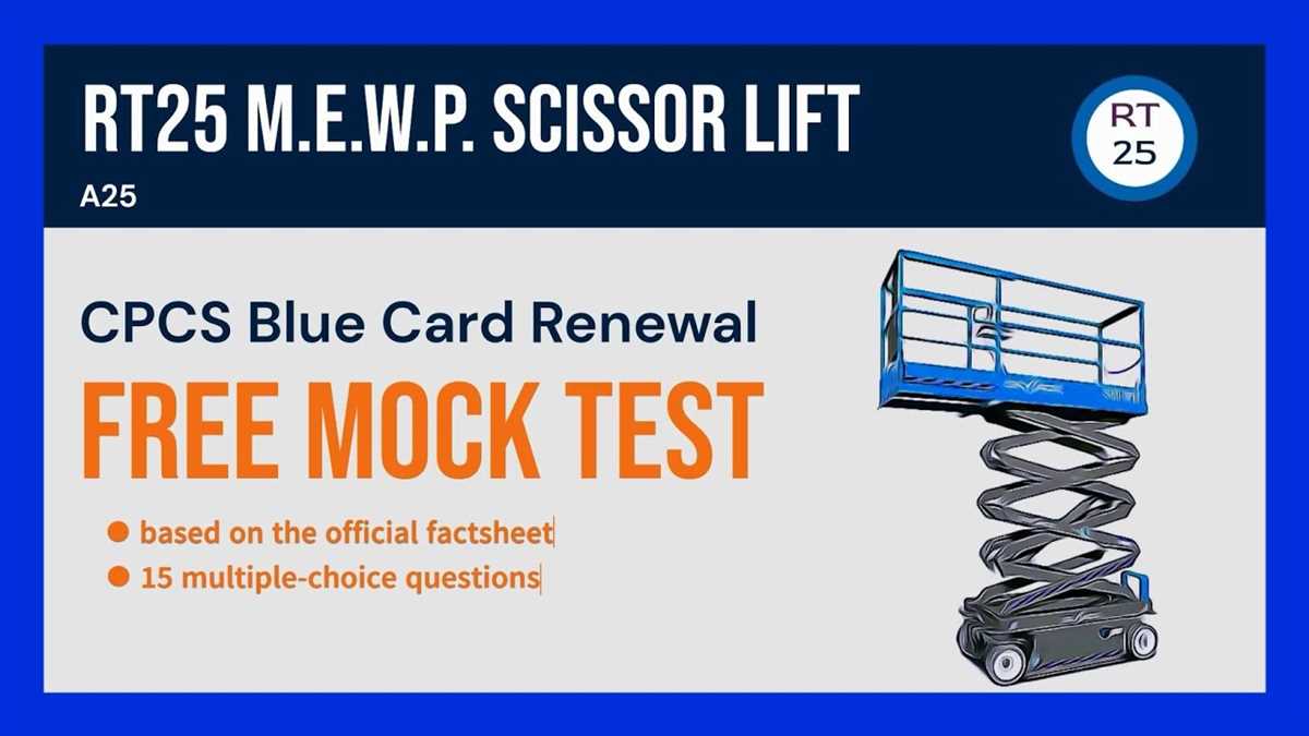 scissor lift test questions and answers