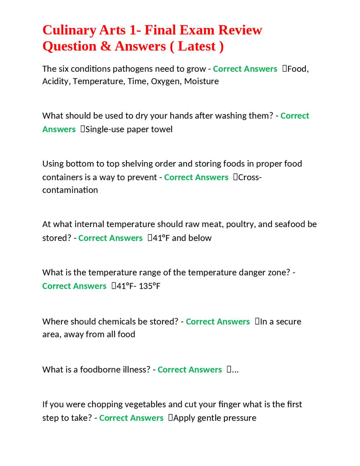 ceramics final exam review answers