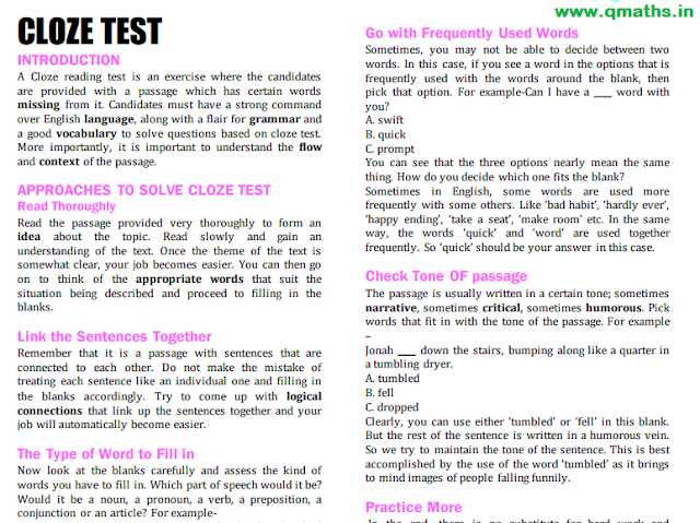constituency tests exercises with answers