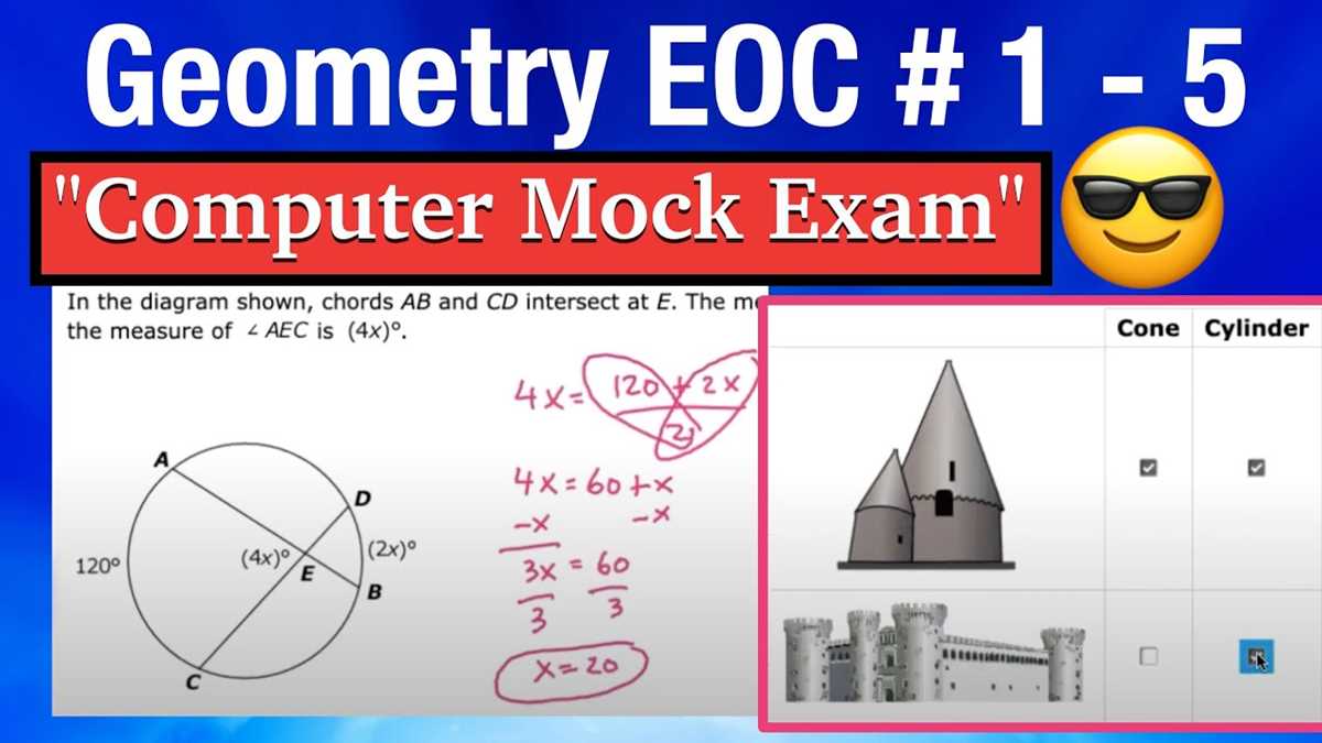 geometry eoc practice test with answers