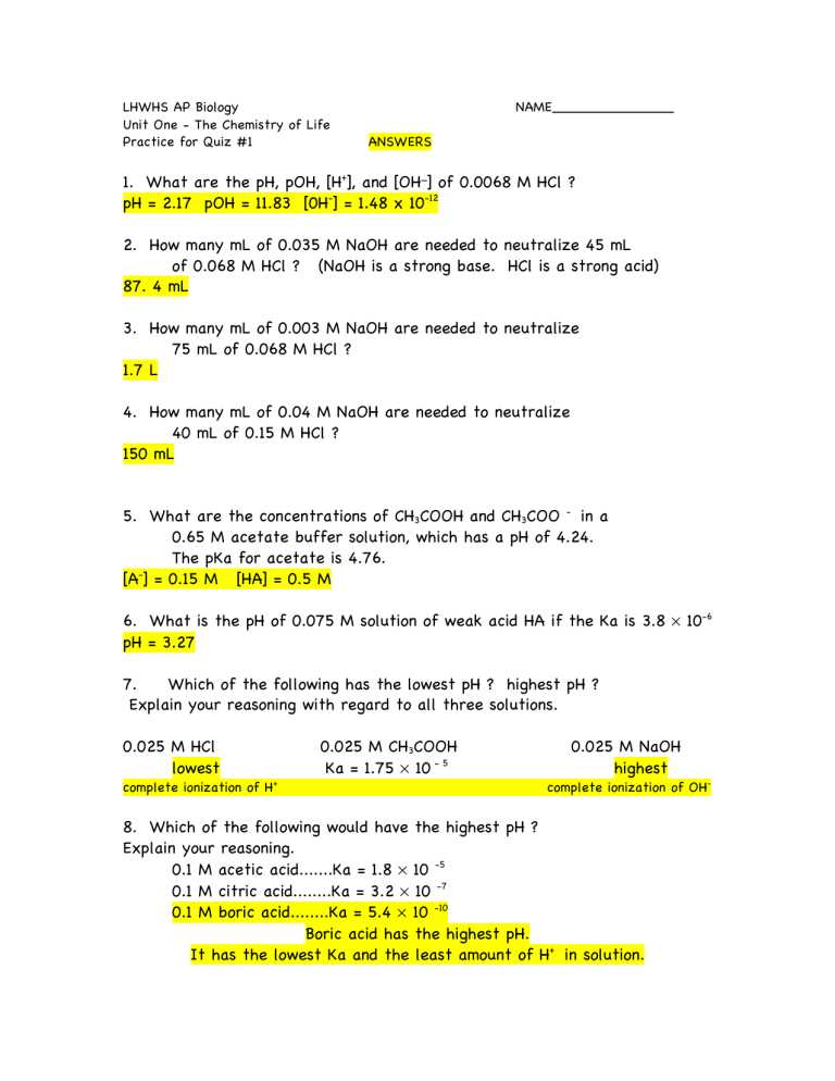 ap biology exam questions and answers